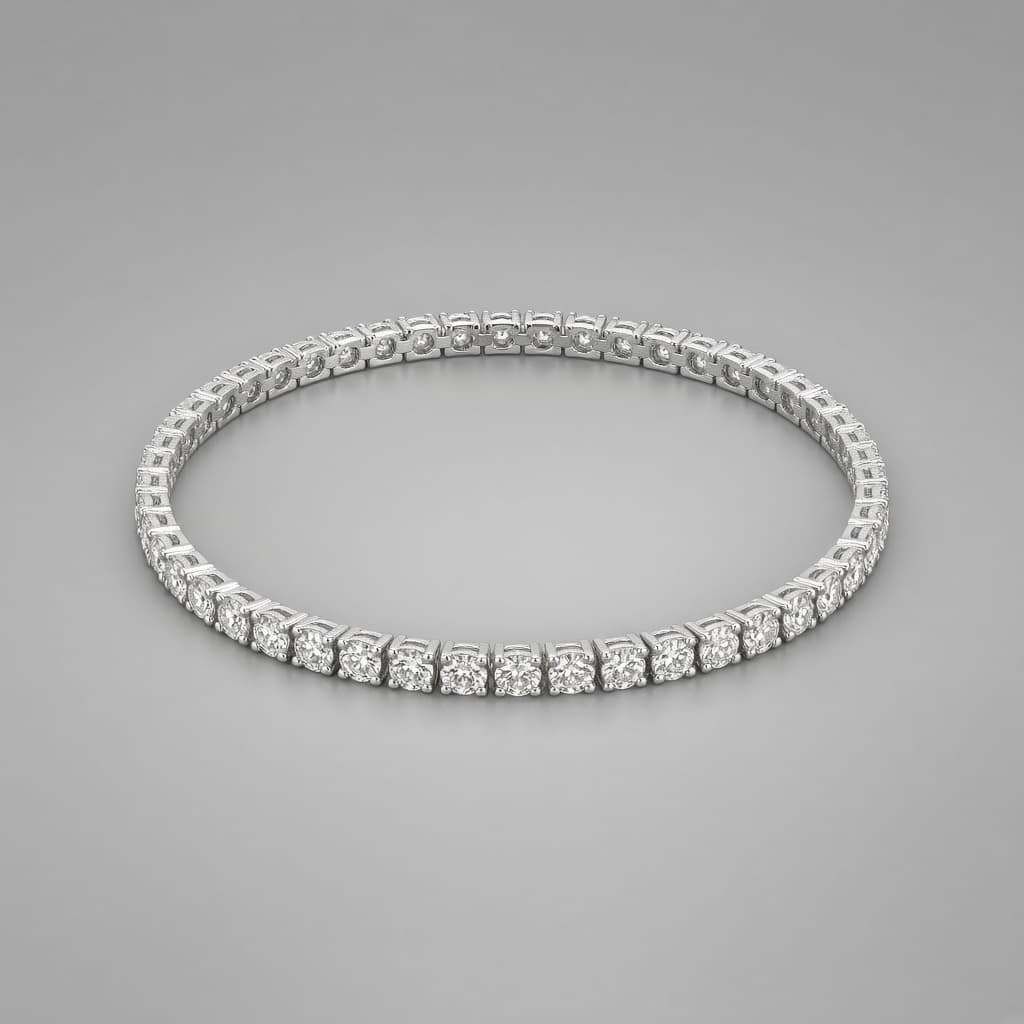 Bracelet rivière de diamants