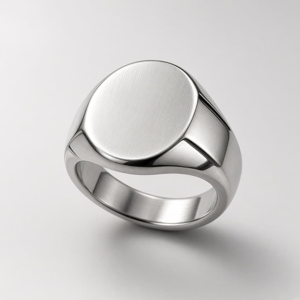 Chevalière en argent